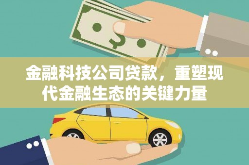 双辽金融科技公司贷款，重塑现代金融生态的关键力量